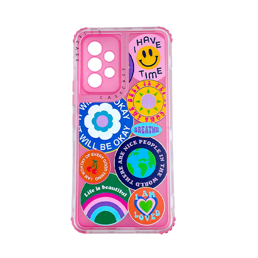 [840000013186] ESTUCHE 3 EN 1 SAMSUNG A53 5G DISENO I HAVE ROSA