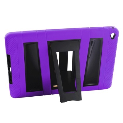 [885249514118] ESTUCHE HIBRIDO STAND IPAD AIR 2 MORADO