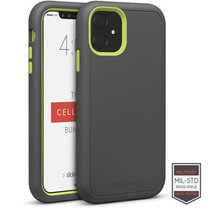 [842932165224] ESTUCHE RAPTURE ELITE IPHONE 11 GRIS MATTE/VERDE 81-0024005