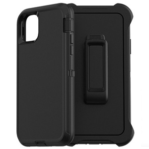[840000010631] ESTUCHE TIPO DEFENDER IPHONE 12/12 PRO NEGRO CON CLIP