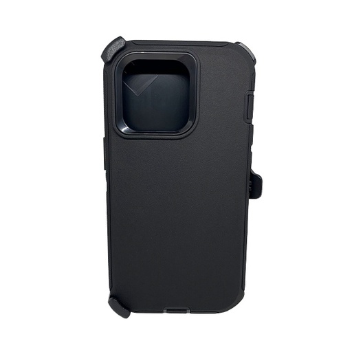 [840000012475] ESTUCHE TIPO DEFENDER IPHONE 14 PRO NEGRO CON CLIP