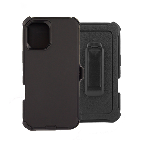 [840000013769] ESTUCHE TIPO DEFENDER IPHONE 16 PLUS NEGRO CON CLIP