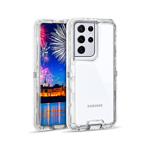 [840000012308] ESTUCHE TIPO DEFENDER SAMSUNG S21 ULTRA TRANSPARENTE