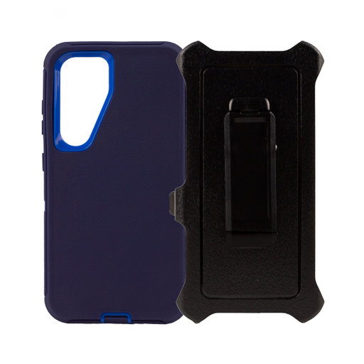 [840000013487] ESTUCHE TIPO DEFENDER SAMSUNG S24 NAVY CON CLIP