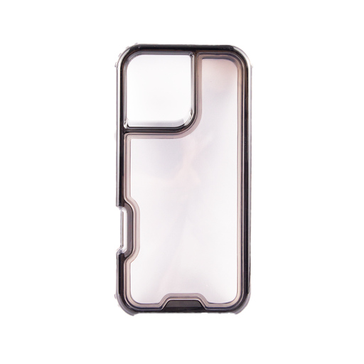 [840000013846] ESTUCHE TIPO OTTER IPHONE 16 PRO MAX TRANSPARENTE/NEGRO