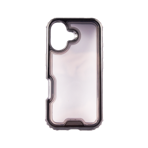 [840000013842] ESTUCHE TIPO OTTER IPHONE 16 TRANSPARENTE/NEGRO