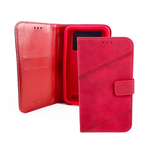 [840000013143] FUNDA FLIP DESLIZABLE LINE UNIVERSAL 5.5 IN ROJA