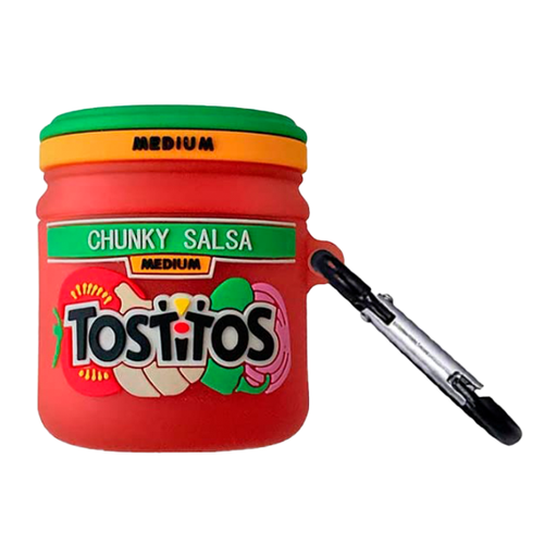 [840000012768] FUNDA SILICON AIRPODS 1/2 TOSTITOS