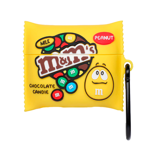 [840000012793] FUNDA SILICON AIRPODS 3 M&M'S AMARILLO