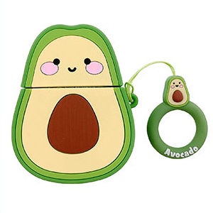 [885126597975] FUNDA SILICON AIRPODS AGUACATE