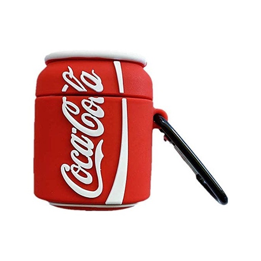[840000011909] FUNDA SILICON AIRPODS COCACOLA