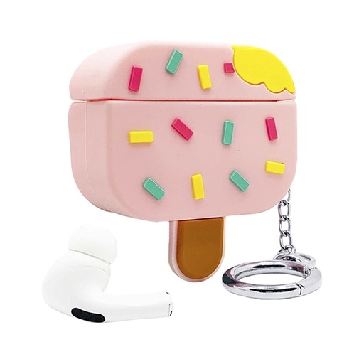 [840000011554] FUNDA SILICON AIRPODS PALETA ROSA