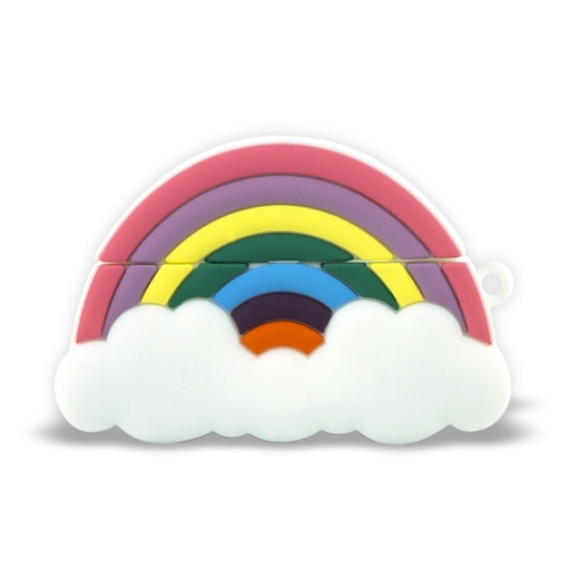 [840000012672] FUNDA SILICON AIRPODS PRO ARCOIRIS