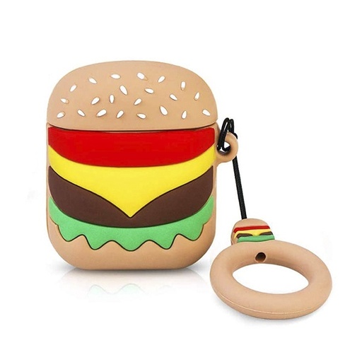[840000011557] FUNDA SILICON AIRPODS PRO HAMBURGUESA