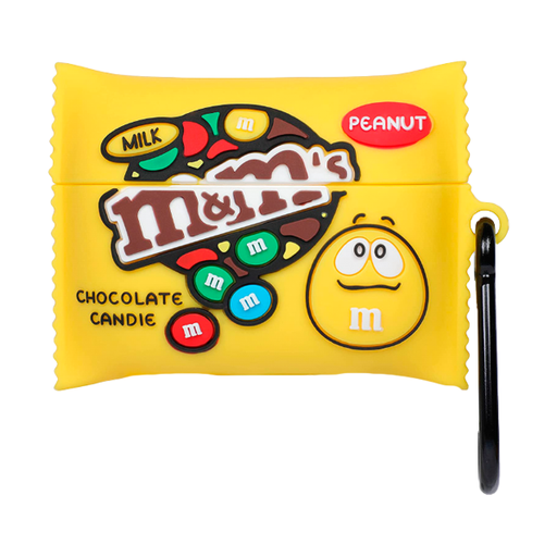 [840000012792] FUNDA SILICON AIRPODS PRO M&M'S AMARILLO