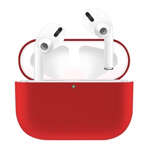 [885126626170] FUNDA SILICON AIRPODS PRO ROJA