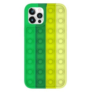 [840000011239] FUNDA SILICON POP IT IPHONE 12/12 PRO VERDE/AMARILLO