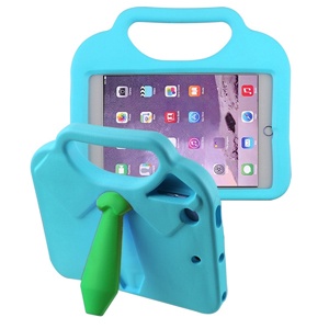 [885126585538] FUNDA USO RUDO IPAD MINI 1/2/3/4/5 KIDS CORBATA AZUL