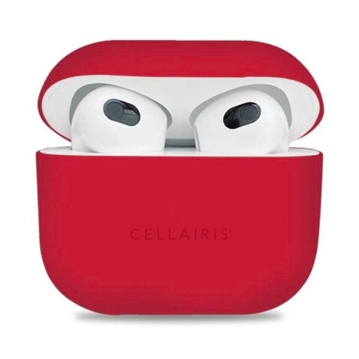 [842932183303] KIT DE FUNDA Y ACCESORIOS PARA AIRPODS 3 ROJO 12-0004029R