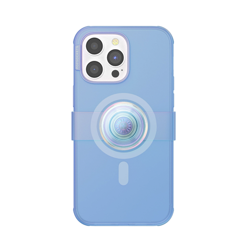 [840173727843] POPCASE MAGSAFE ORIGINAL IPHONE 14/13/12 PRO MAX BLUE OPLSCNT TRANSLUCENT