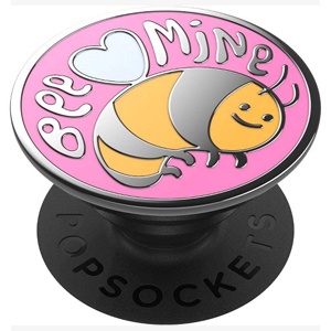 [842978153407] POPSOCKETS ORIGINAL 2G ENML BEE MINE PINK