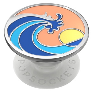 [842978153384] POPSOCKETS ORIGINAL 2G ENML RIDE THE WAVE CORAL