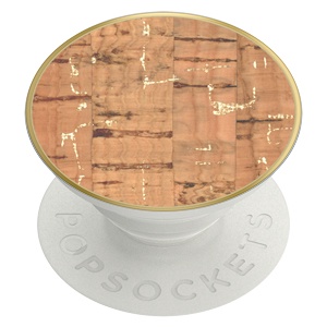 [840000011193] POPSOCKETS ORIGINAL 2G METALLIC CORK GOLD