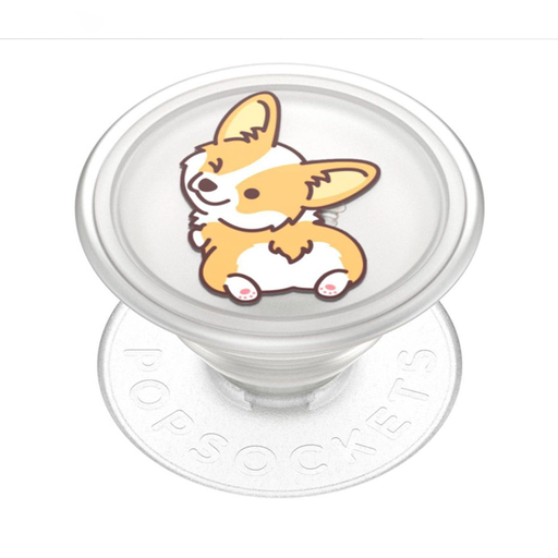 [840173728475] POPSOCKETS ORIGINAL 2G PLANT TRANSLUCENT CHEEKY CORGI