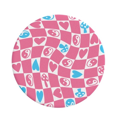 [840173718643] POPSOCKETS ORIGINAL 2G PSYCHEDELIC CHECKER
