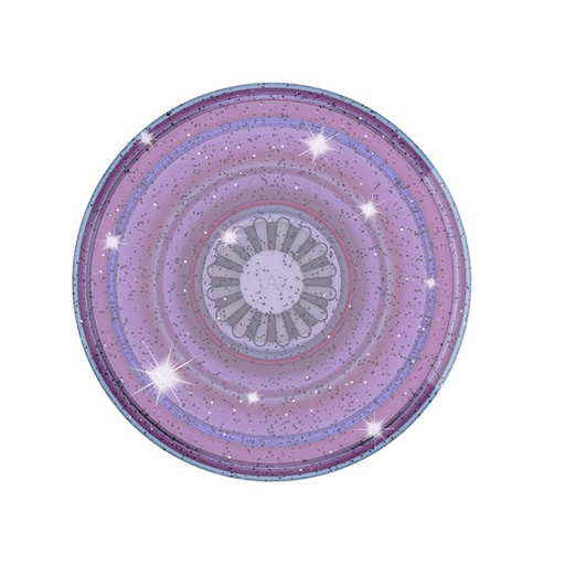 [840173703816] POPSOCKETS ORIGINAL 2G TRANSLUCENT GLITTER LAVANDER