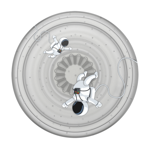 [840173728529] POPSOCKETS ORIGINAL 2G TRANSLUCENT SPACE WALK
