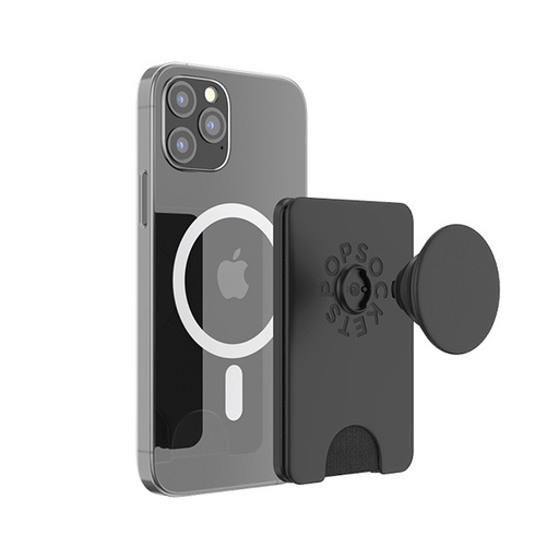 [806922] POPWALLET MAGSAFE BLACK