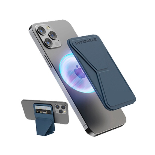 [633755154461] PORTA TARJETAS MAGSAFE CON STAND NAVY HYPERGEAR