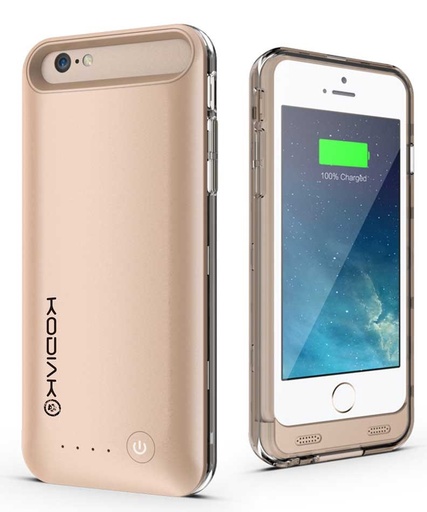 [702403157939] POWER CASE IPHONE 6 ORO KODIAK MFI 3100mAh
