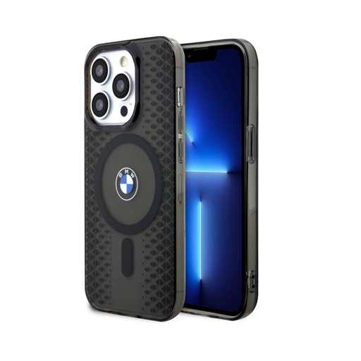 [BMWPRTTTMGNGOIPH15PM] CARATULA BMW TIRE TRACK MAGSAFE NEGRO IPHONE 15 PRO MAX