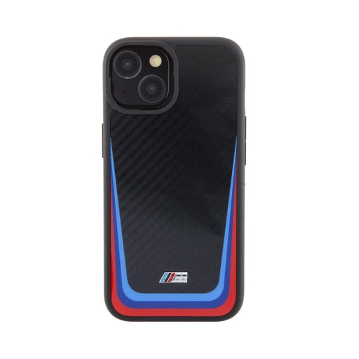 [BMWPRTTRTRKNEIPH151] PROTECTOR BMW TRICOLOR TRACK NEGRO IPHONE 15