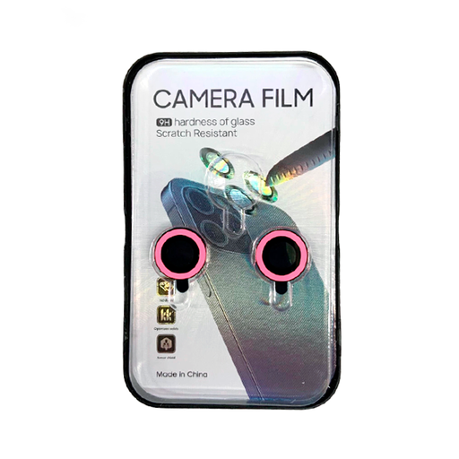 [900000002145] PROTECTOR CAMARA CRISTAL TEMPLADO IPHONE 11/12/12 MINI ROSA