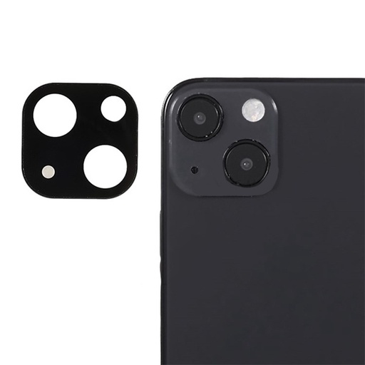 [900000001968] PROTECTOR CAMARA CRISTAL TEMPLADO IPHONE 13/13 MINI NEGRO