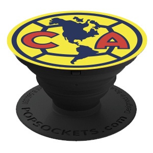 [842978152509] SUJETADOR POPSOCKETS LIGA MX AMERICA ESCUDO AMARILLO