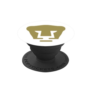 [840173710890] SUJETADOR POPSOCKETS LIGA MX PUMAS BASE NEGRA/ESCUDO BLANCO