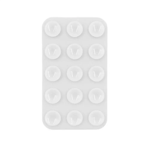 [840000013649] VENTOSA DE SILICON P/CELULAR BLANCA