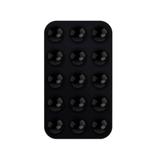 [840000013651] VENTOSA DE SILICON P/CELULAR NEGRA