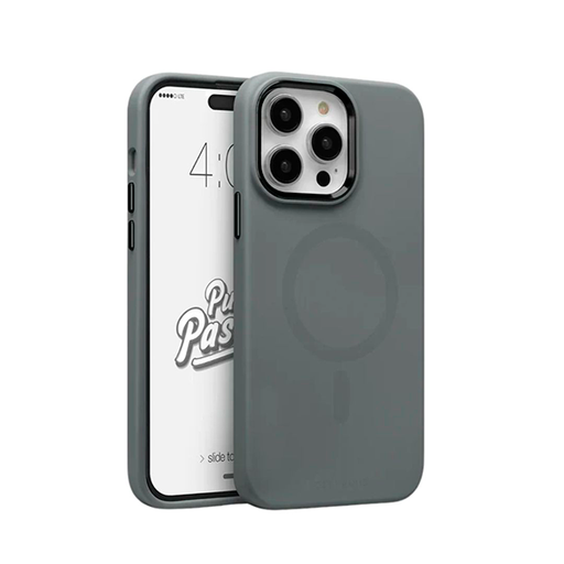 [84-0055004R] CARATULA PUFF PASTRY MAGSAFE IPHONE 15 PRO GRIS 84-0055004R