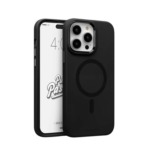 [84-0061001R] CARATULA PUFF PASTRY MAGSAFE IPHONE 16 PRO MAX NEGRA 84-0061001R