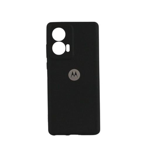 [840000014166] CARATULA SILICON TIPO ORIGINAL C/ LOGO MOTOROLA EDGE 50 FUSION NEGRO