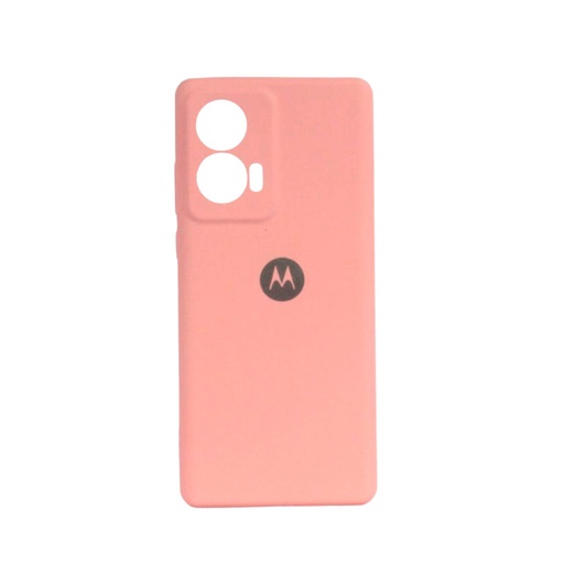 [840000014167] CARATULA SILICON TIPO ORIGINAL C/ LOGO MOTOROLA EDGE 50 FUSION ROSA