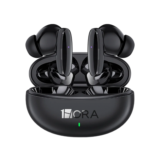 [6974368771053] AUDIFONOS MANOS LIBRES INALAMBRICOS AUT205 NEGROS 1HORA