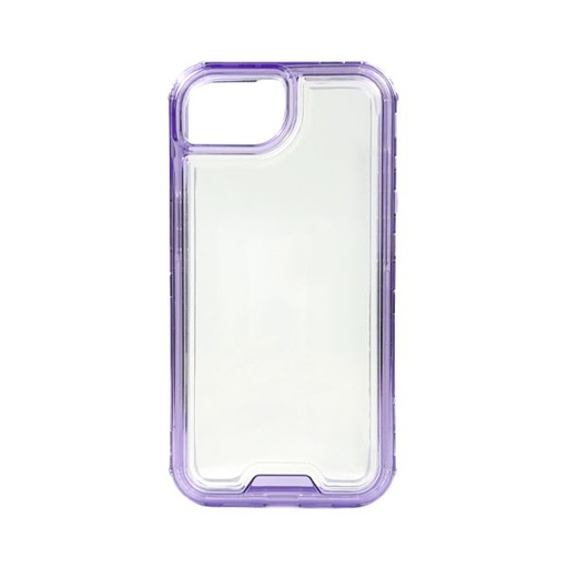 [840000014181] CARATULA DEFENDER 3 EN 1 IPHONE 16e MORADO/TRANSPARENTE
