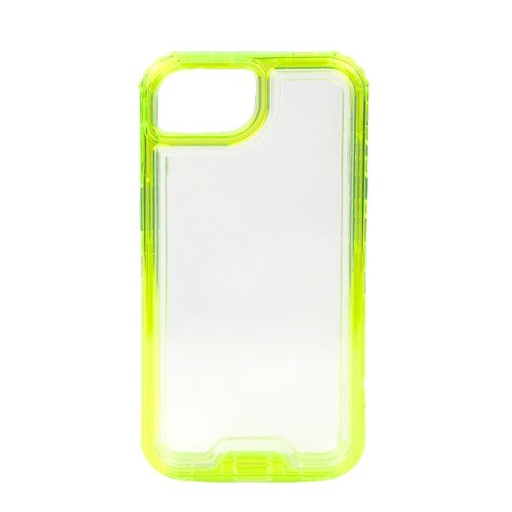 [840000014183] CARATULA DEFENDER 3 EN 1 IPHONE 16e VERDE/TRANSPARENTE