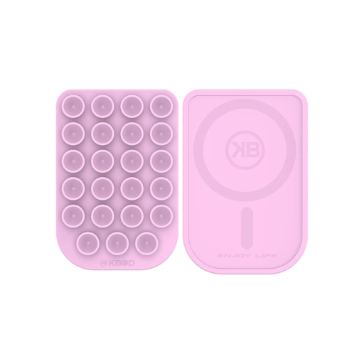 [840000014300] VENTOSA DE SILICON C/MAGSAFE ROSA KBOD